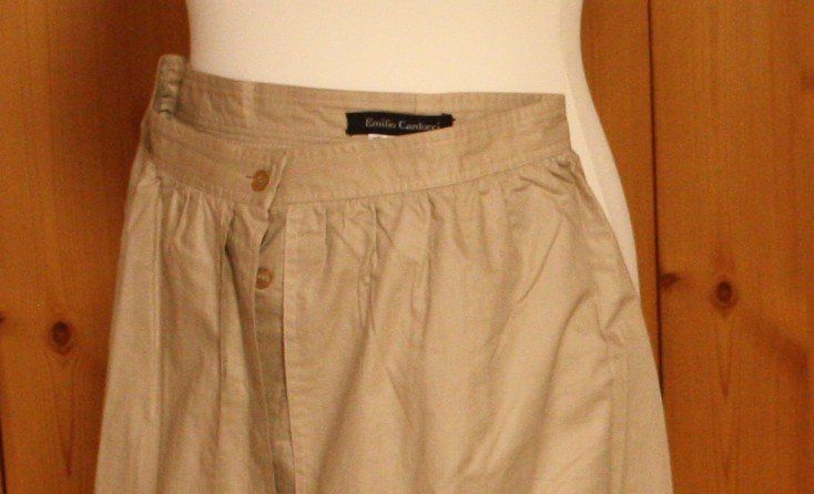 Gonne: Jupe Rock EMILLIO CARDUCCI beige Gr. 38 – Usato da Flüelen venduto da Diversicum-Vintage 4
