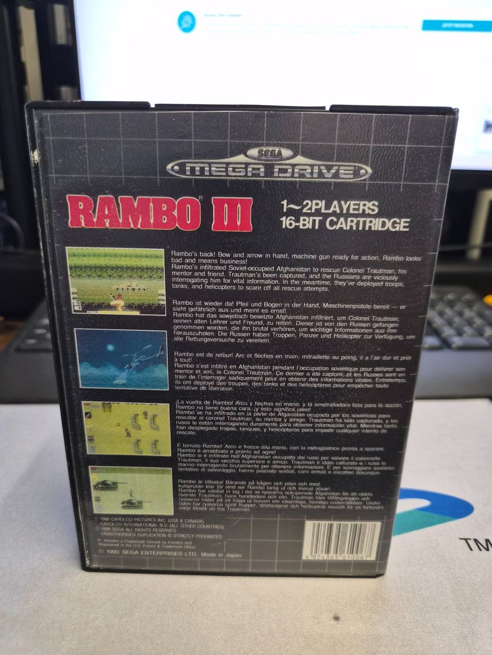Sega Spiele: Mega Drive Rambo III Spielmodul gebraucht – Gebraucht aus Zürich von Joselito0 1