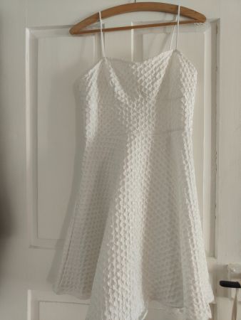 Weisses Damen Cami Kleid