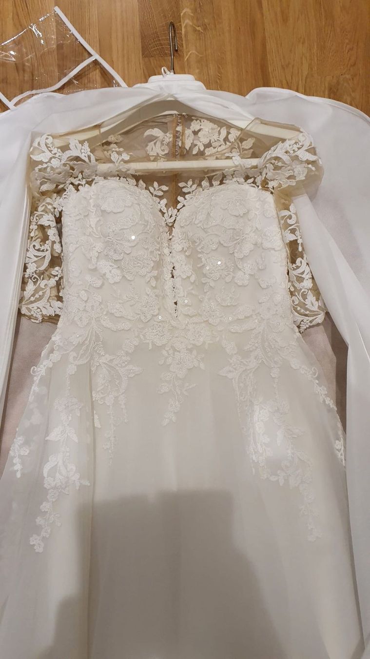Vestiti: Hochzeitskleid/Standesamtkleid Boho-Stil – Usato da Kriens venduto da liif91 4
