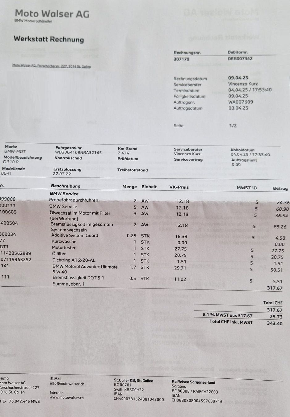 BMW Strada: BMW G310R – Usato da Arbon venduto da my_shopping 8