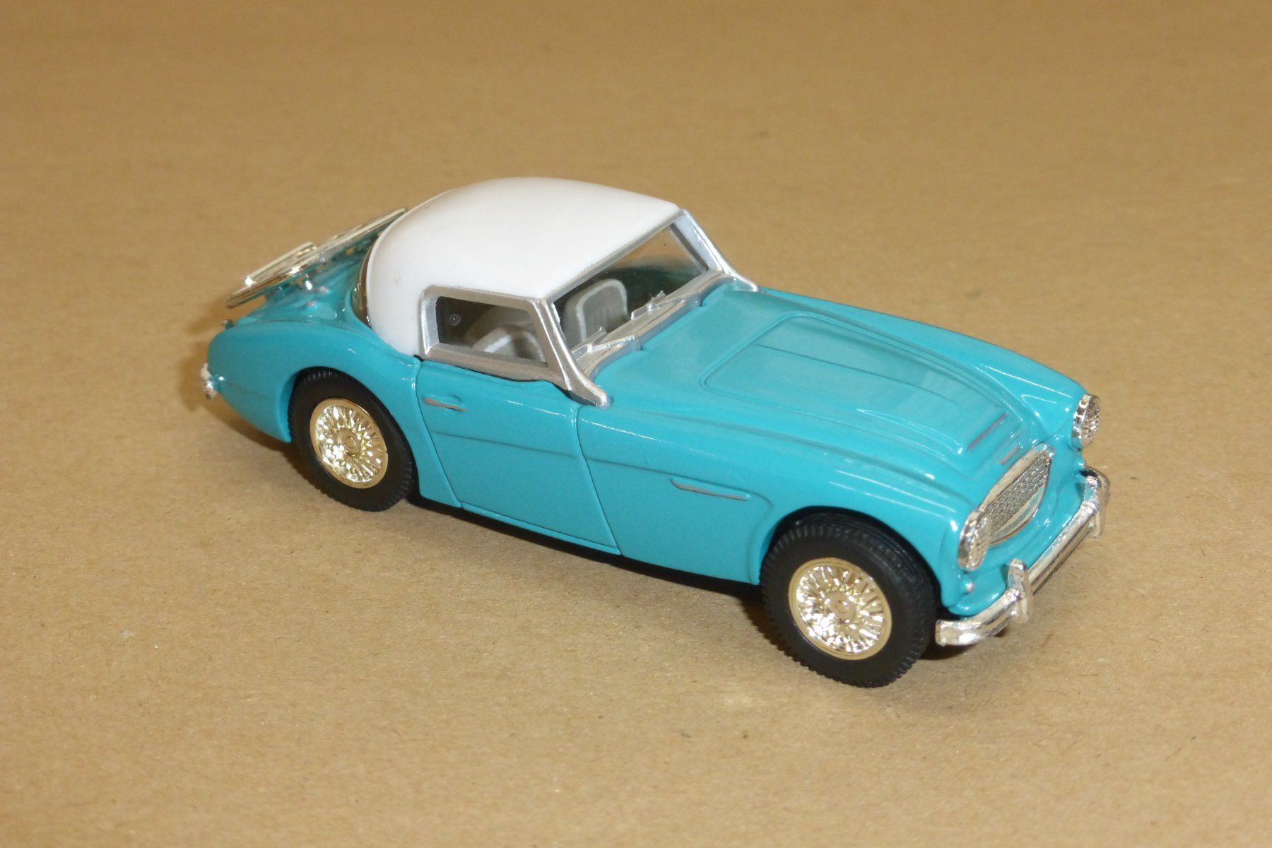 Corgi Toys Modellini d'auto: Austin Healey 3000 MKII blau weiss – Usato da Gempen venduto da Smokie72