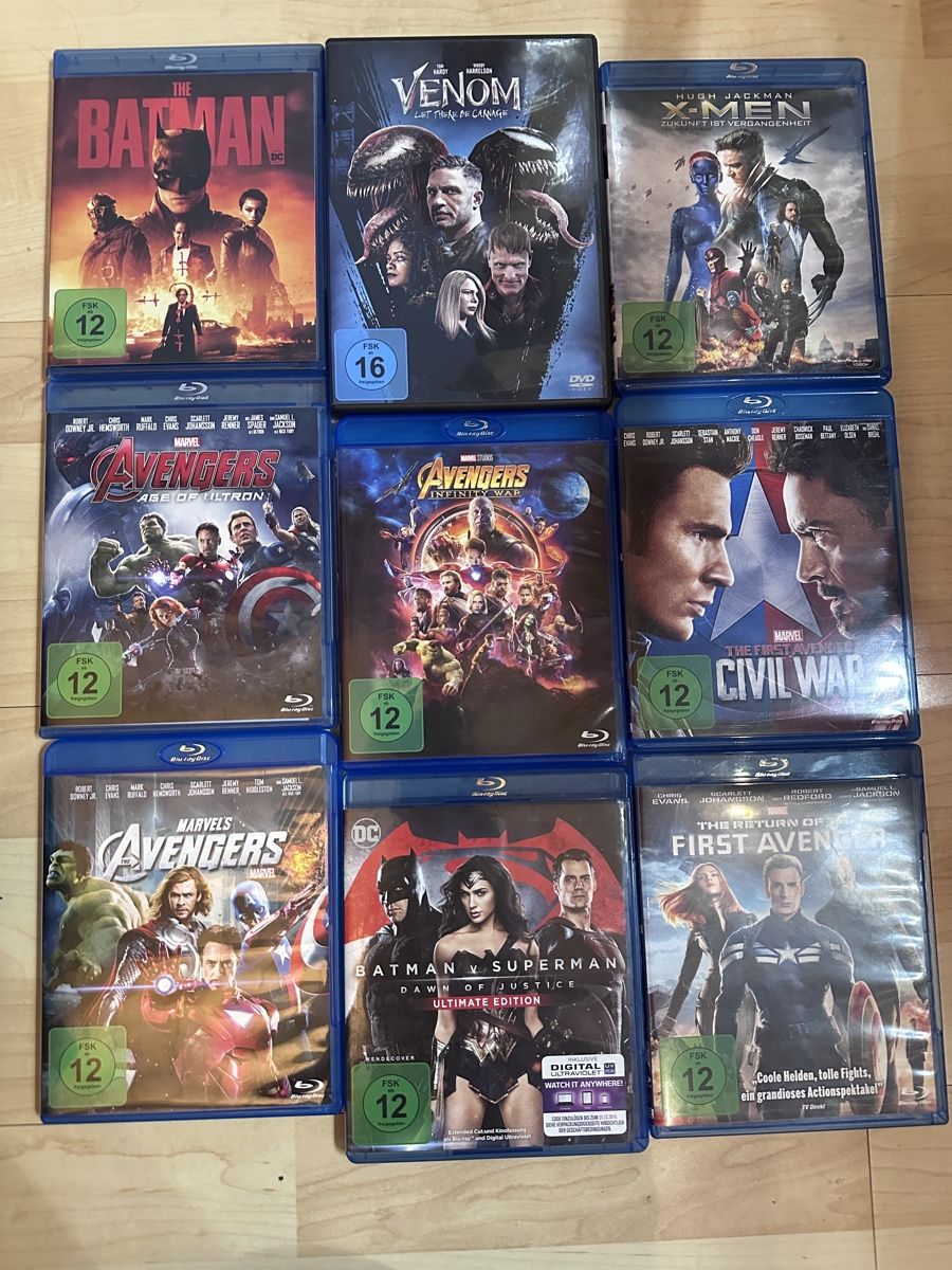Tutti i DVDs: Marvel & DC Filme Paket Bluray – Usato da Othmarsingen venduto da Crallthene98
