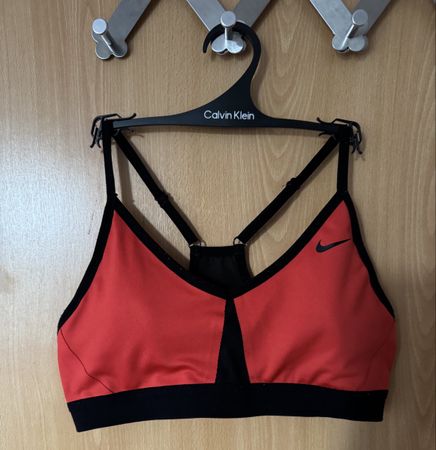 Nike Sport BH Rot Schwarz Grösse M