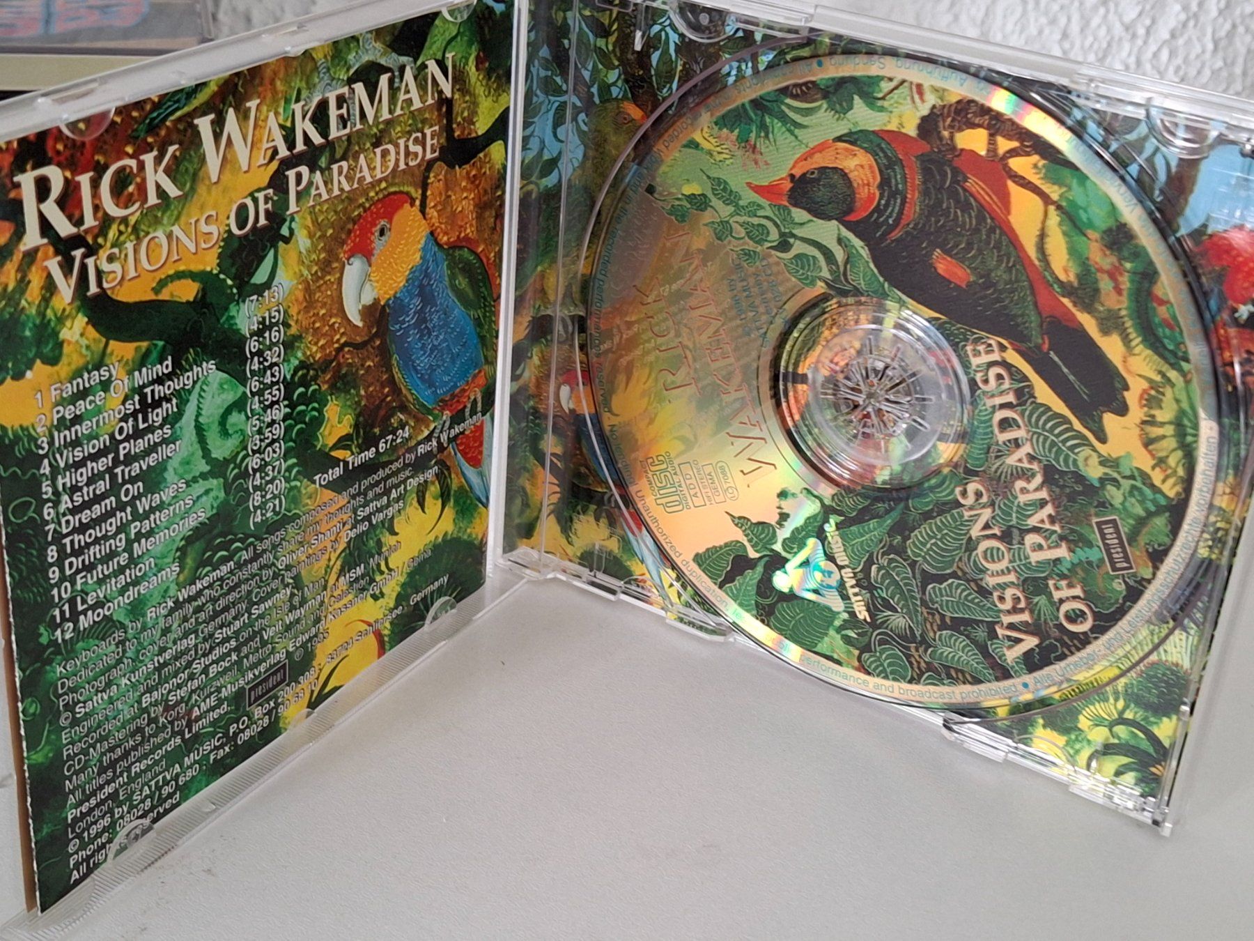 CD: CD Rick Wakeman - Visions of Paradise – Usato da Aarberg venduto da Jackup1 2