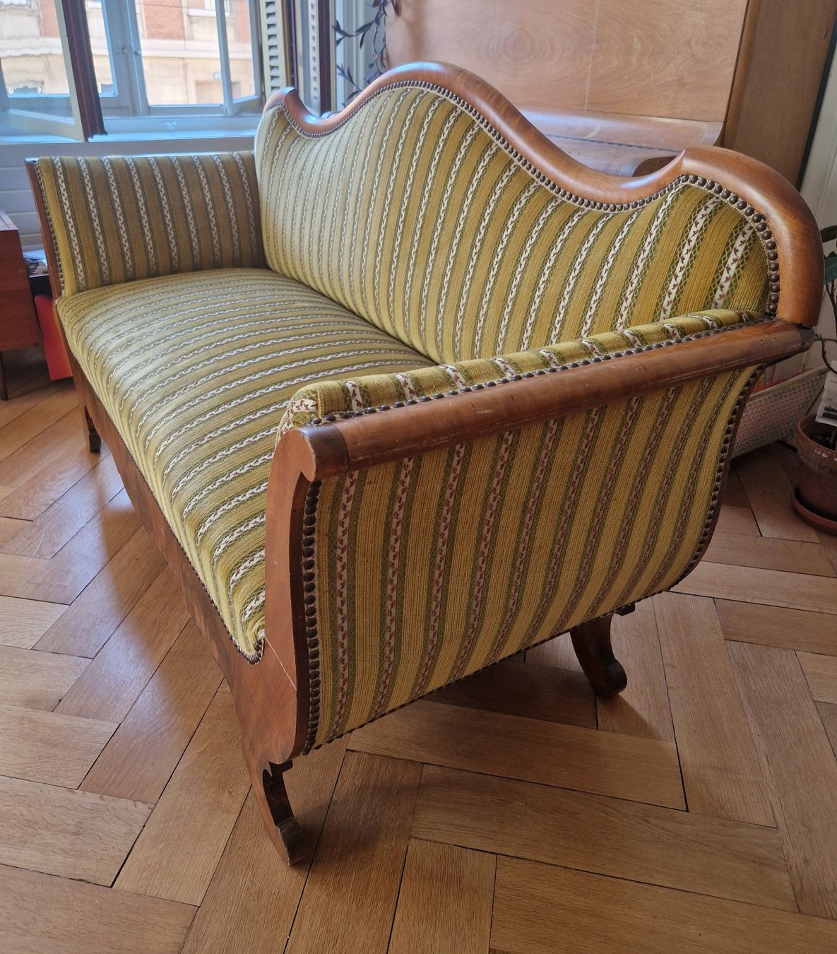 Sofas: Antikes Biedermeier-Sofa, grün, gebraucht – Gebraucht aus Basel von ari_8d57 1