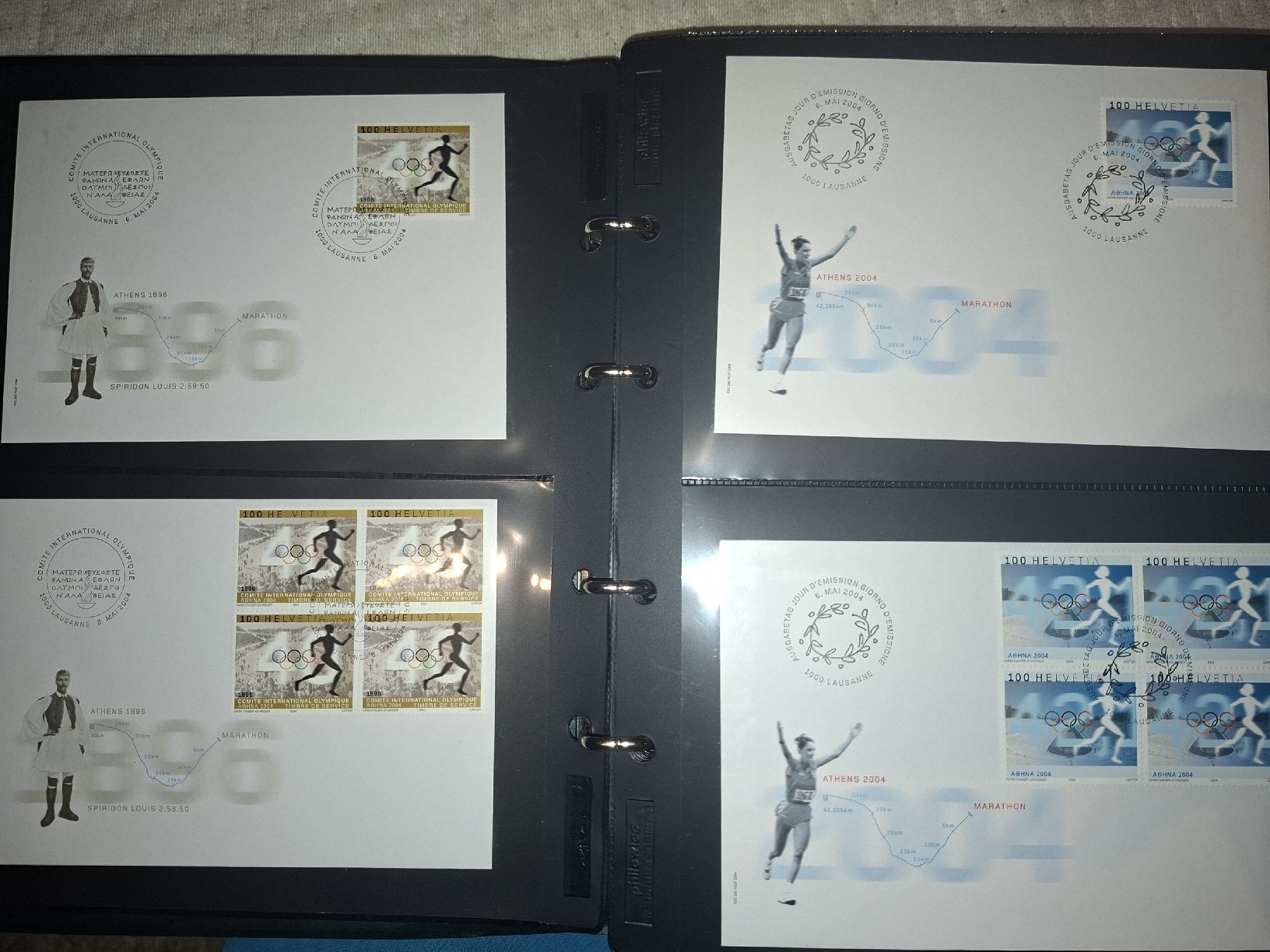 Alle Briefmarken: Diversr FDC / 4er Blocks / gute erhaltung – Gebraucht aus Balgach von SIMEON27 5