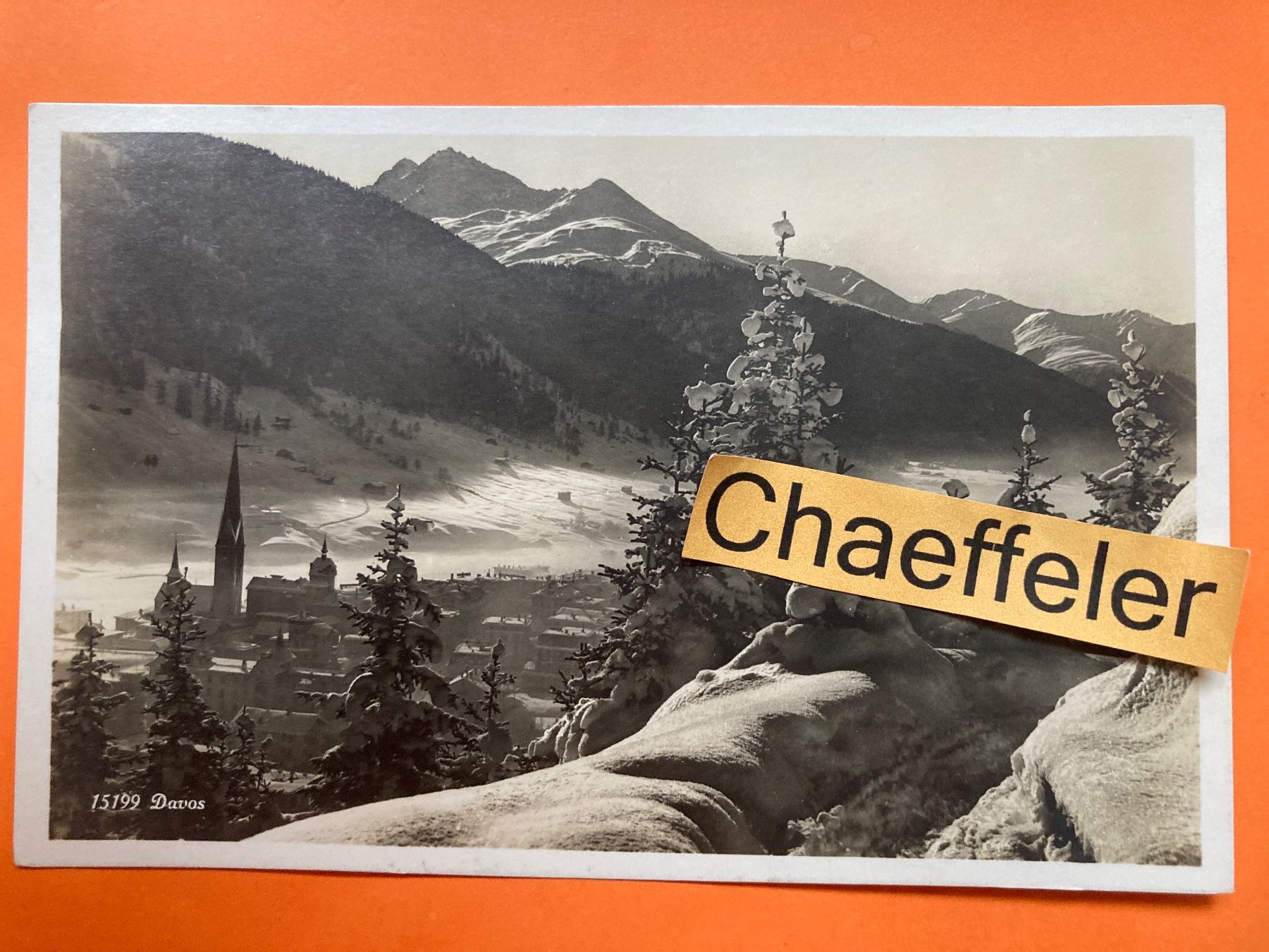 Cartes postales: 1927  15199 Davos – D'occasion à Zürich par Chaeffeler