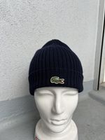 Lacoste Wollmuetze Marineblau Top Zustand