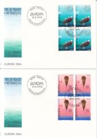 SBK 863 - 864 im 4er-Block FDC