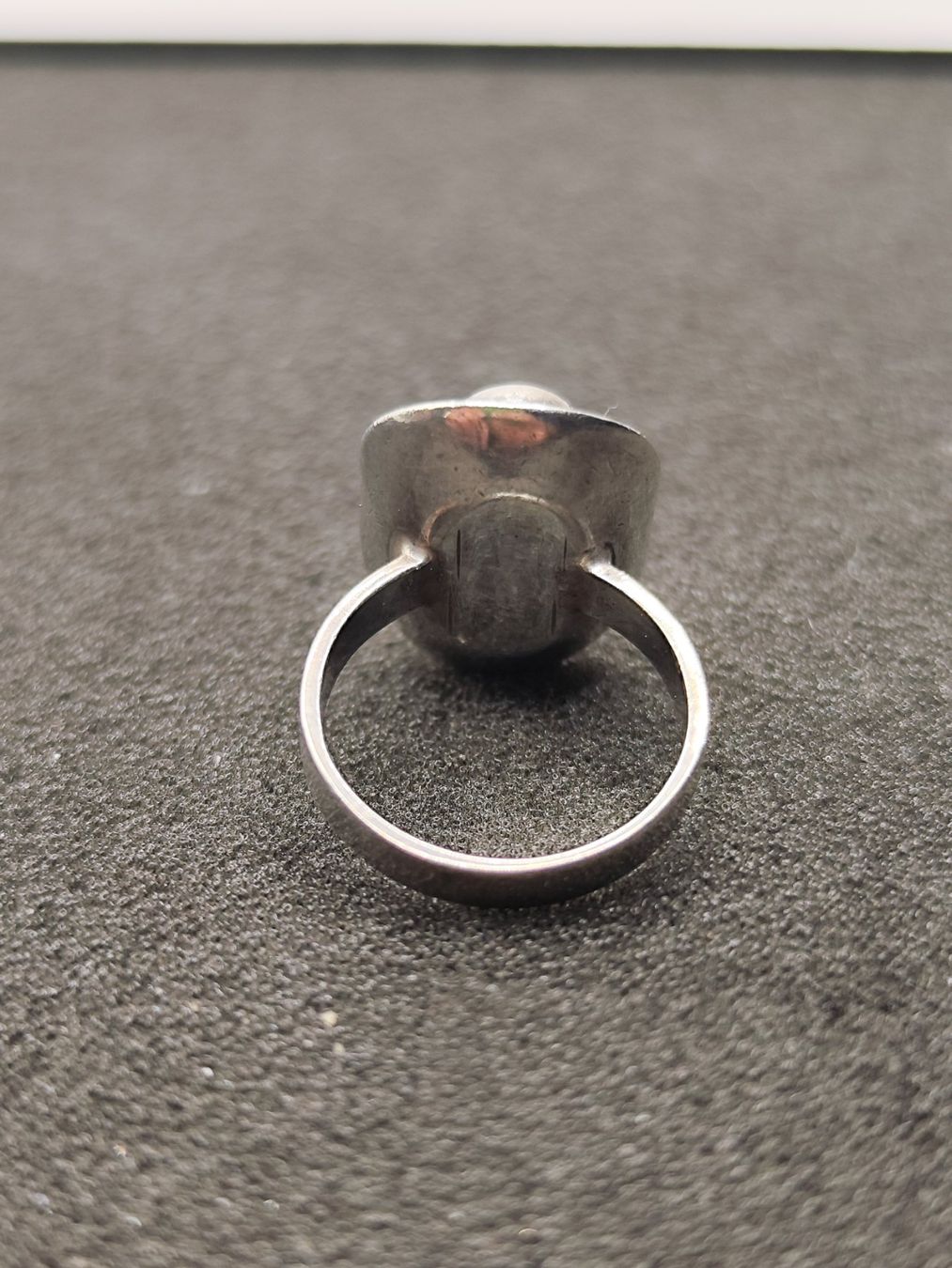 Anelli: Antike Ring 935er Silber natürliche Bernstein Top – Usato da Steffisburg venduto da mat_8s7d 5