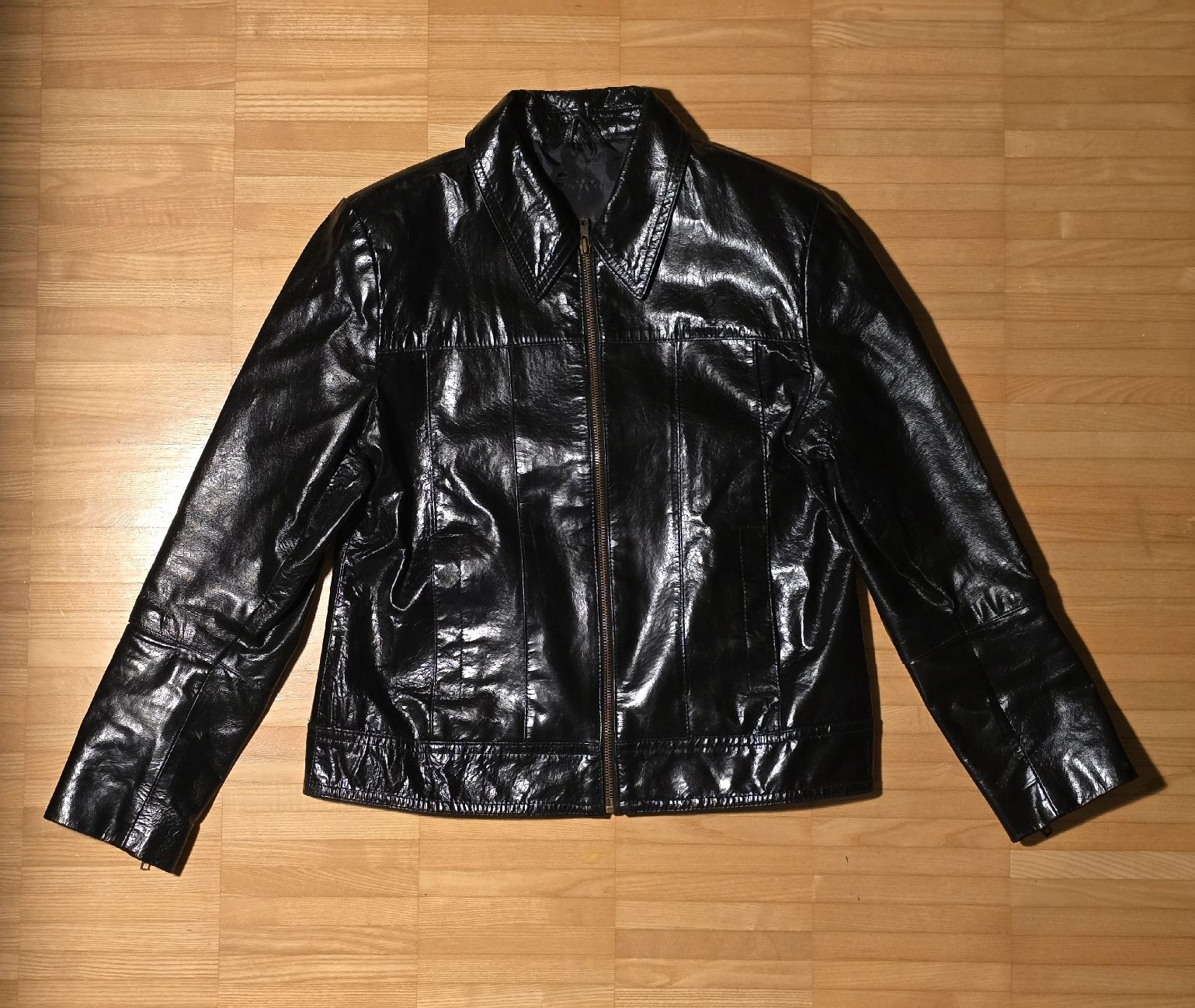 Giacche: schwarze Lederjacke 100 % Leder – Nuovo (secondo la descrizione) da St. Gallen venduto da A.W.128