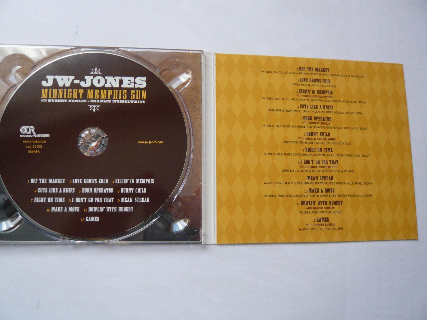 CDs: JW-JONES Midnight Memphis Sun – Gebraucht aus Winterthur von Cajun 1