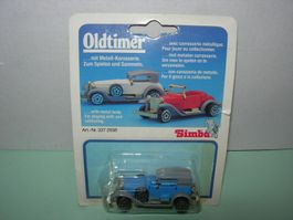 Simba Oldtimer, Modellauto blau im OVP, Nr. 337 2938
