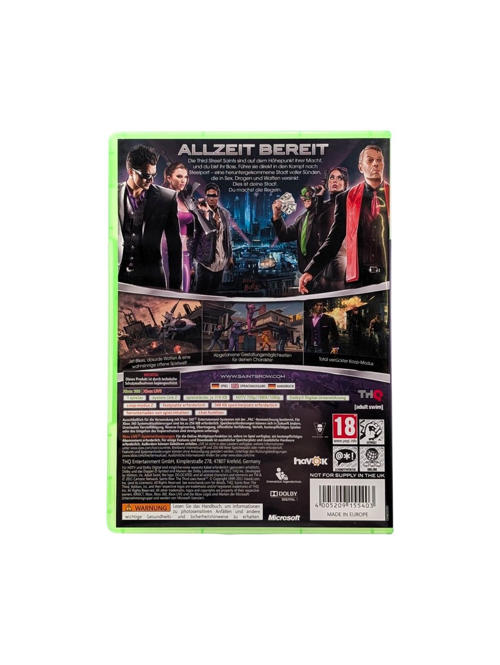 Microsoft Giochi: Saints Row: The Third Xbox 360 – Usato da Domat/Ems venduto da IsseldorsShop 1