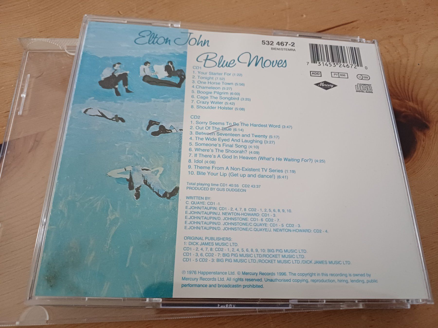 CD: Elton John - Blue Moves – Usato da Jona venduto da Rreto71 3