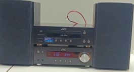JVC Stereoanlage mit CD-Player-Top Klang für Zuhause!(em34)