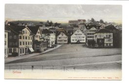Herisau (AR) Dorfplatz - Zahnarzt Schläpfer Drogerie um 1910