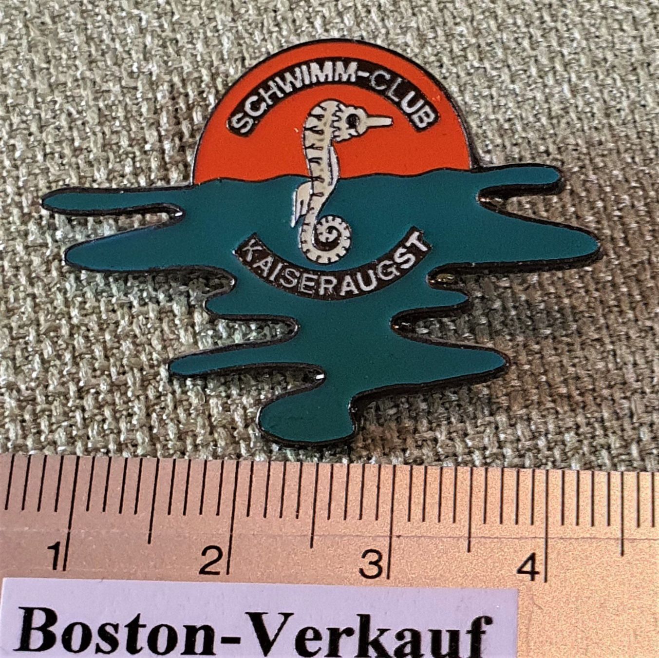 Plaketten & Abzeichen: E454 - Pin Schwimm Club Kaiseraugst – Gebraucht aus Reinach BL von Boston-Verkauf 1