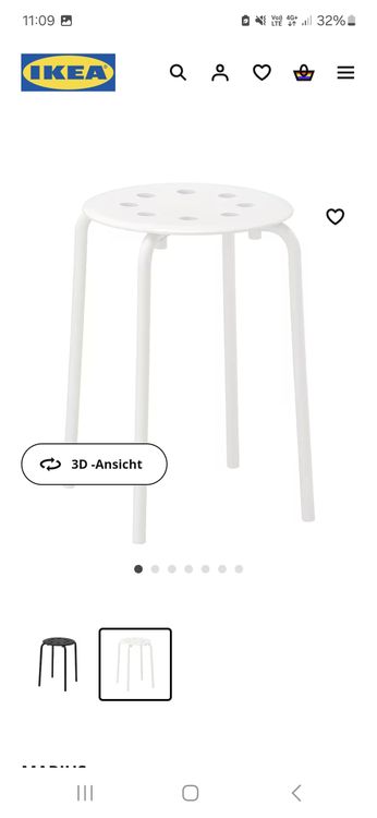 Ikea Hocker Wei