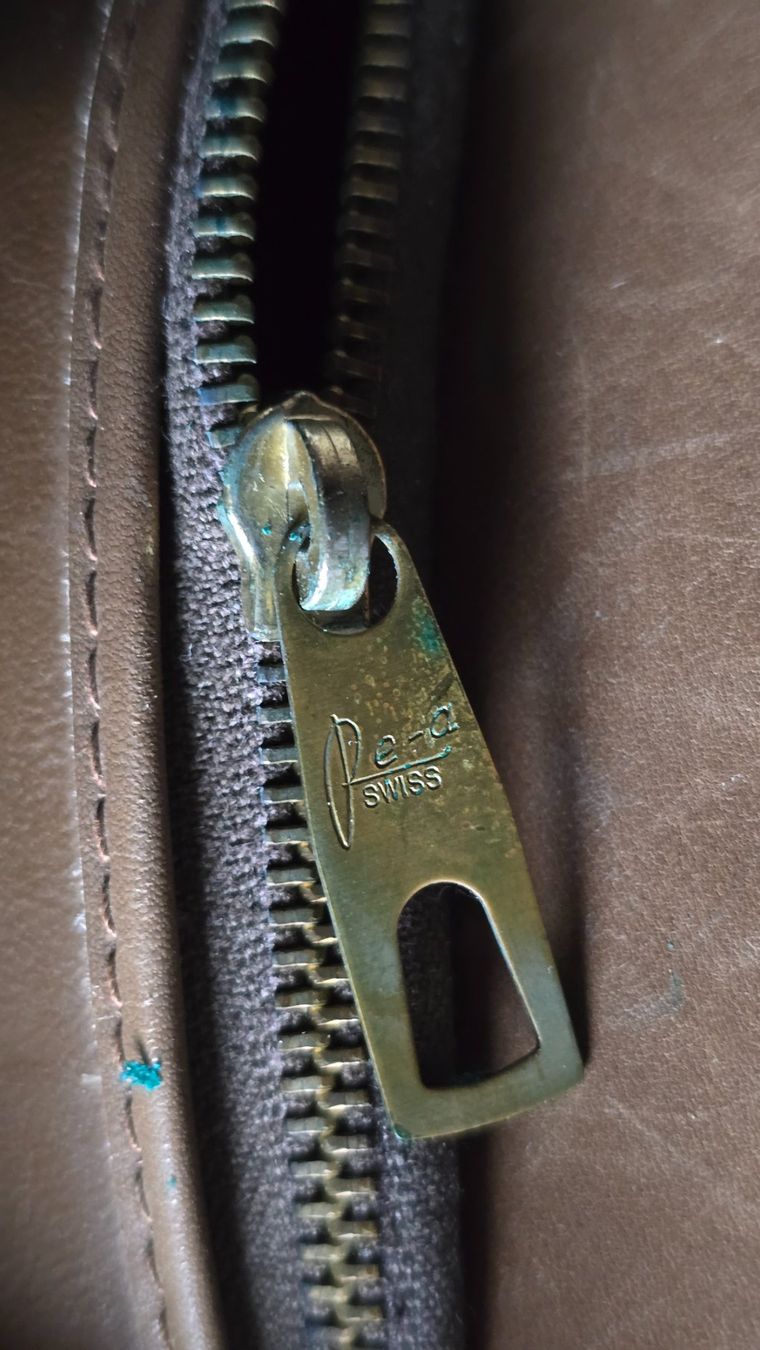 Taschen für Damen: Vintage Straussen-Leder Henkeltasche – Gebraucht aus Thalwil von VitaMini 5