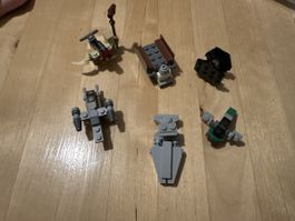 LEGO Konvolut – 6 kleine Modelle / Fahrzeuge / Raumschiffe 