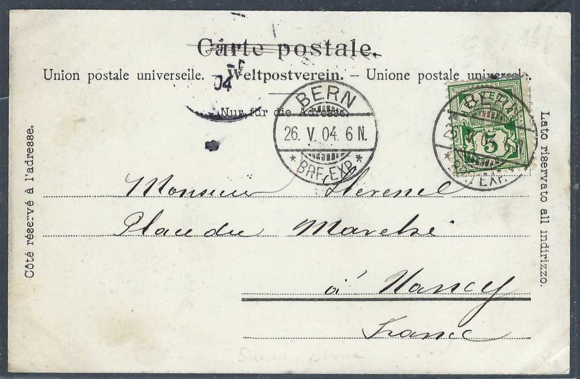 Cartoline postali: Bern. Spitalgasse. Trambahn. – Usato da Horw venduto da SwissSteamMemories 1