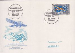 1963 Flugpost Pro Aero FDC