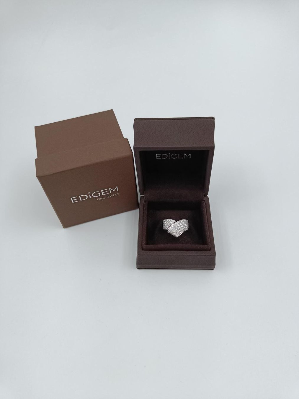 Anelli: PAVÉ DIAMANTRING IN 750 WEISSGOLD – Usato da Luzern venduto da EdiGem 1