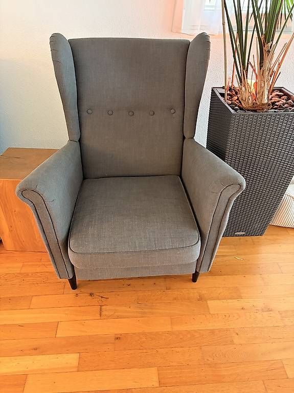 Sessel: IKEA Ohrensessel mit Relaxfunktion  grau – Gebraucht aus Uttwil von TFuchs