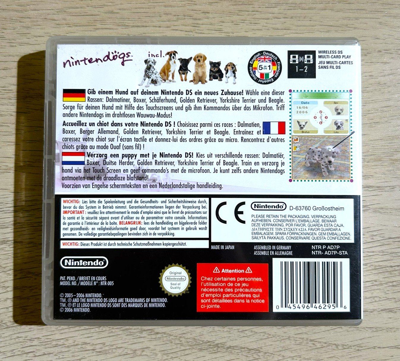 Nintendo Giochi: Nintendogs Dalmatian & Friends Nintendo DS – Usato da St. Gallen venduto da Alpine.Arcade 1