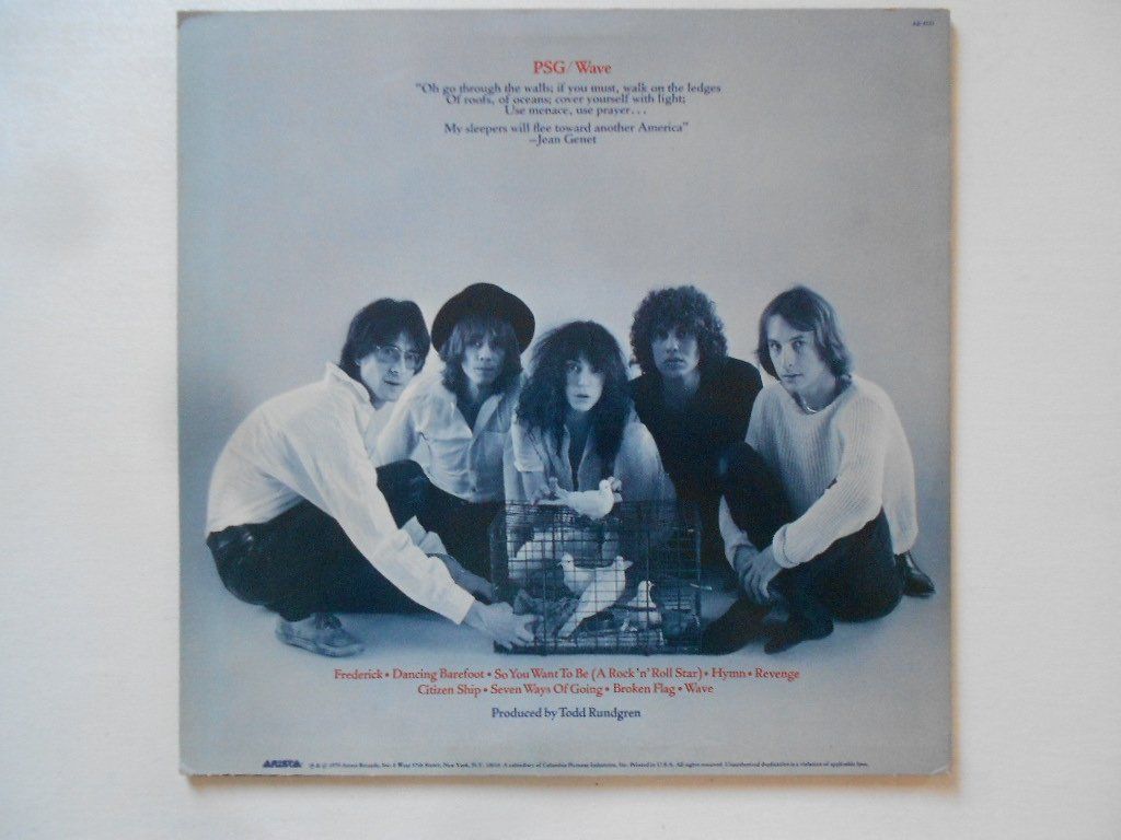 Dischi in vinile: PATTI SMITH GROUP  -  WAVE – Usato da Bex venduto da Giorgiob 1