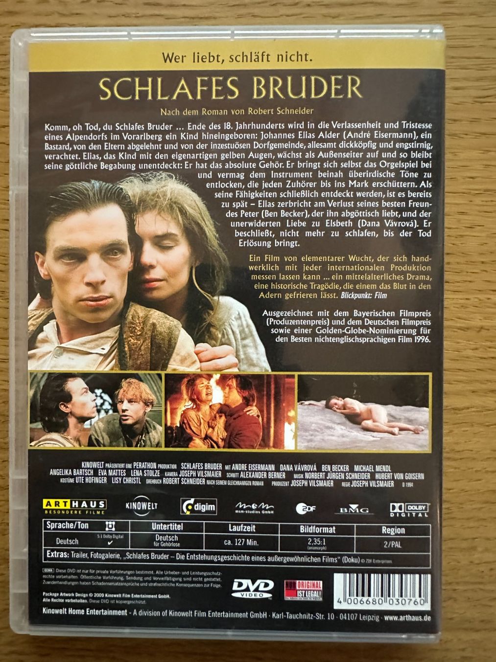 Tutti i DVDs: Schlafes Bruder (Special Edition) – Usato da Seewen SO venduto da DVD-Movie-Fan 1