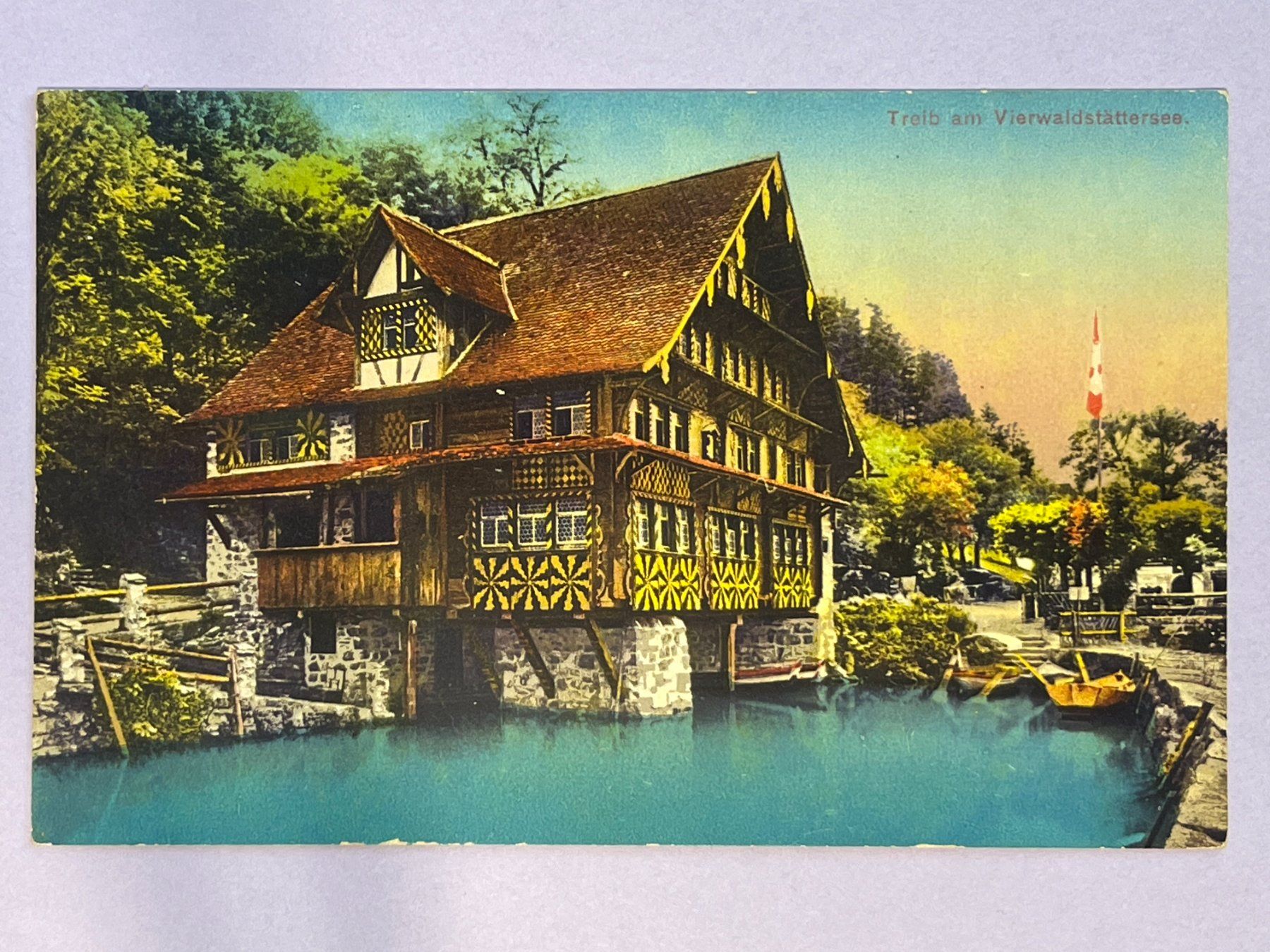 Ansichtskarten: Treib am Vierwaldstättersee – Gebraucht aus Steg VS von _vinci_