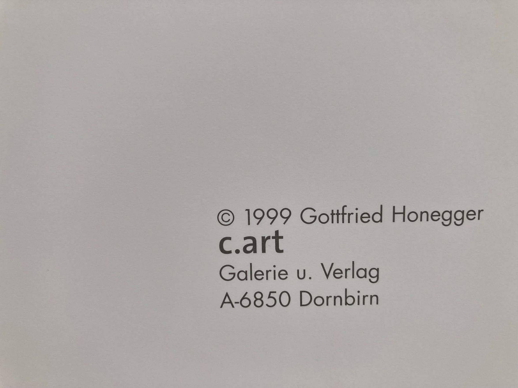 Calendari: Honegger Gottfried, Kunst- Kalender 2000, 99 x 69cm – Nuovo e nell'imballaggio originale da Chur venduto da Spuntz1 4
