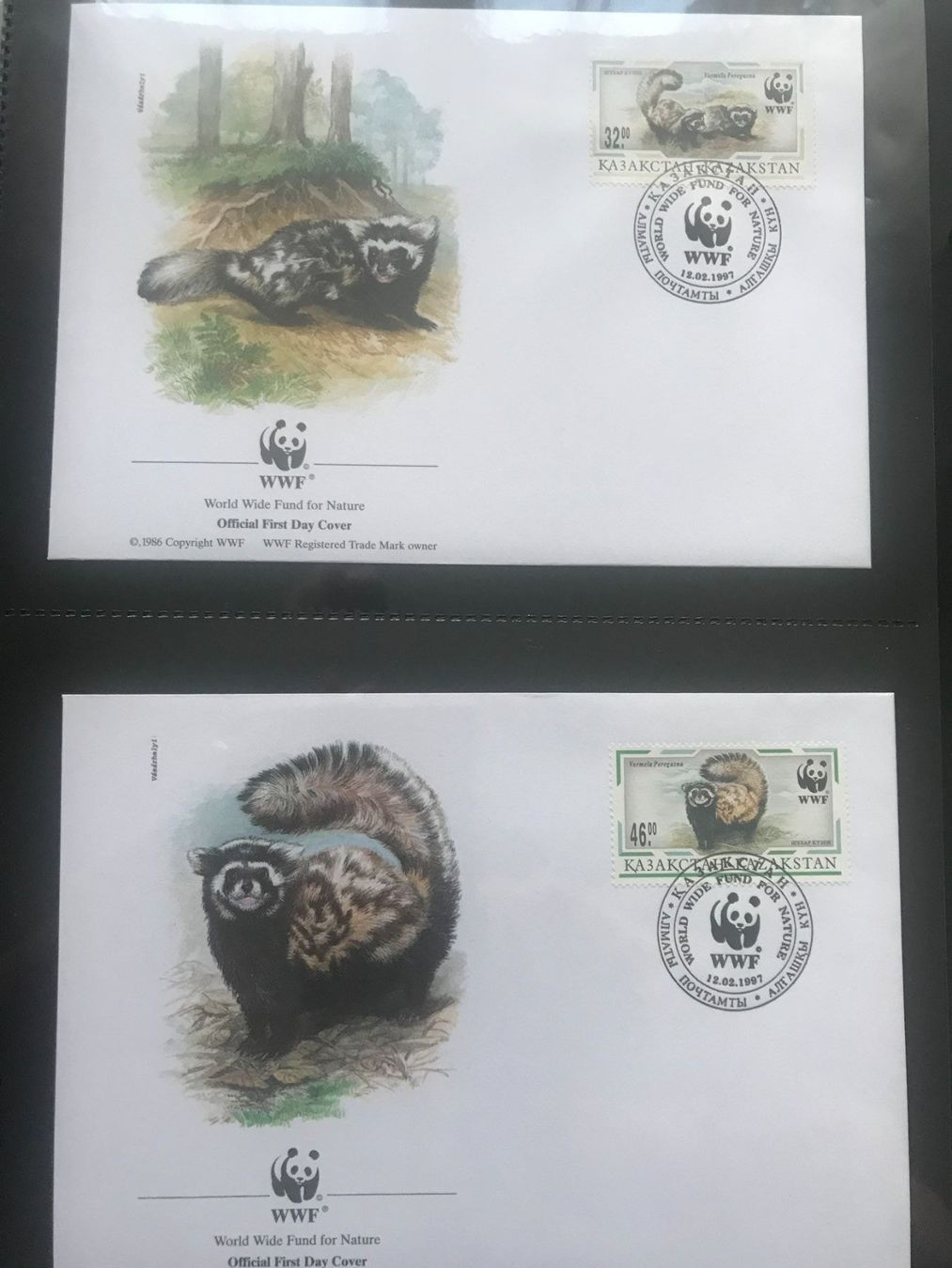 Tutti i francobolli: WWF Kasachstan 1997 Tigeriltis Satz Ersttagsbriefe – Nuovo (secondo la descrizione) da Liestal venduto da schnueps 1