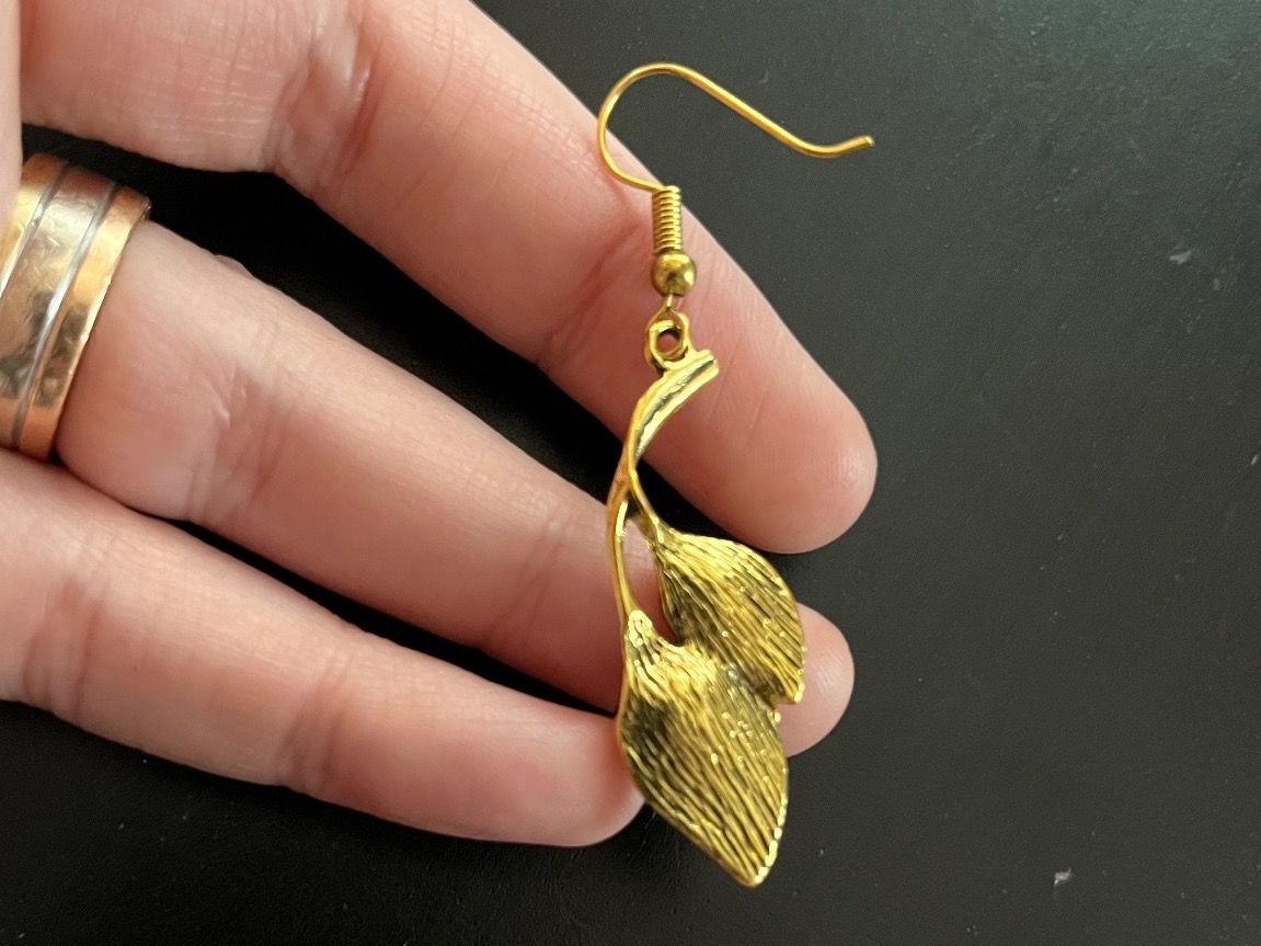 Ohrringe & -stecker: Ohrringe Blume / Nr. 139 – Neu (gemäss Beschreibung) aus Gams von Mariawicca 2