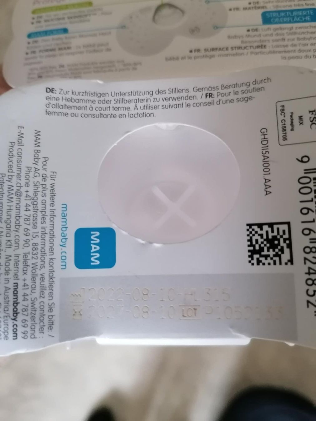 Mam Accessori per l’allattamento: Stillhütchen MAM – Nuovo e nell'imballaggio originale da Höri venduto da Leven_9 1