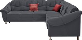 ECKSOFA von  SIT&MORE mit FEDERKERN  anthrazit  SUMMER SALE