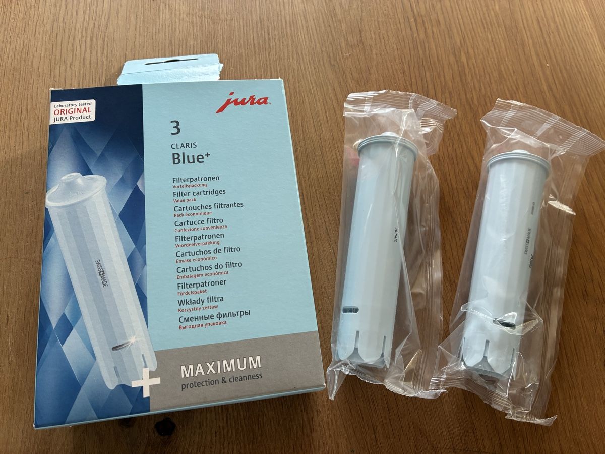 Jura Altro per la casa: 2 x JURA Filterpatrone CLARIS Blue+ – Nuovo e nell'imballaggio originale da Wolfwil venduto da NewGirl