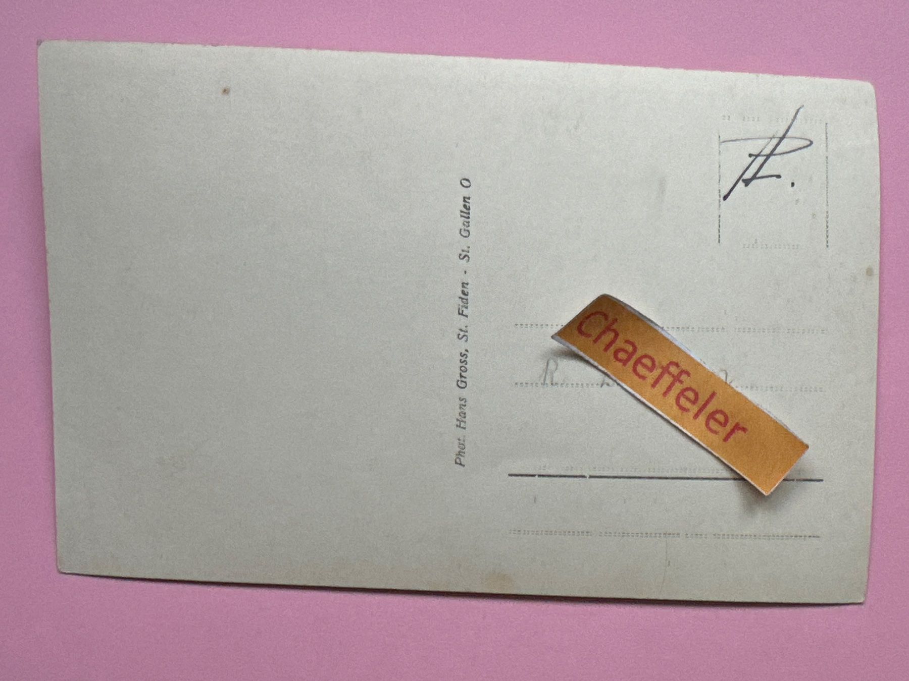 Cartoline postali: 279 Seealpsee mit Säntis – Usato da Zürich venduto da Chaeffeler 1