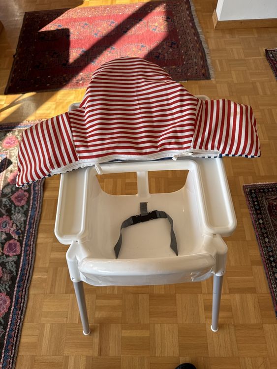 Ikea Babystuhl mit Tablett und Sitzkissen 3