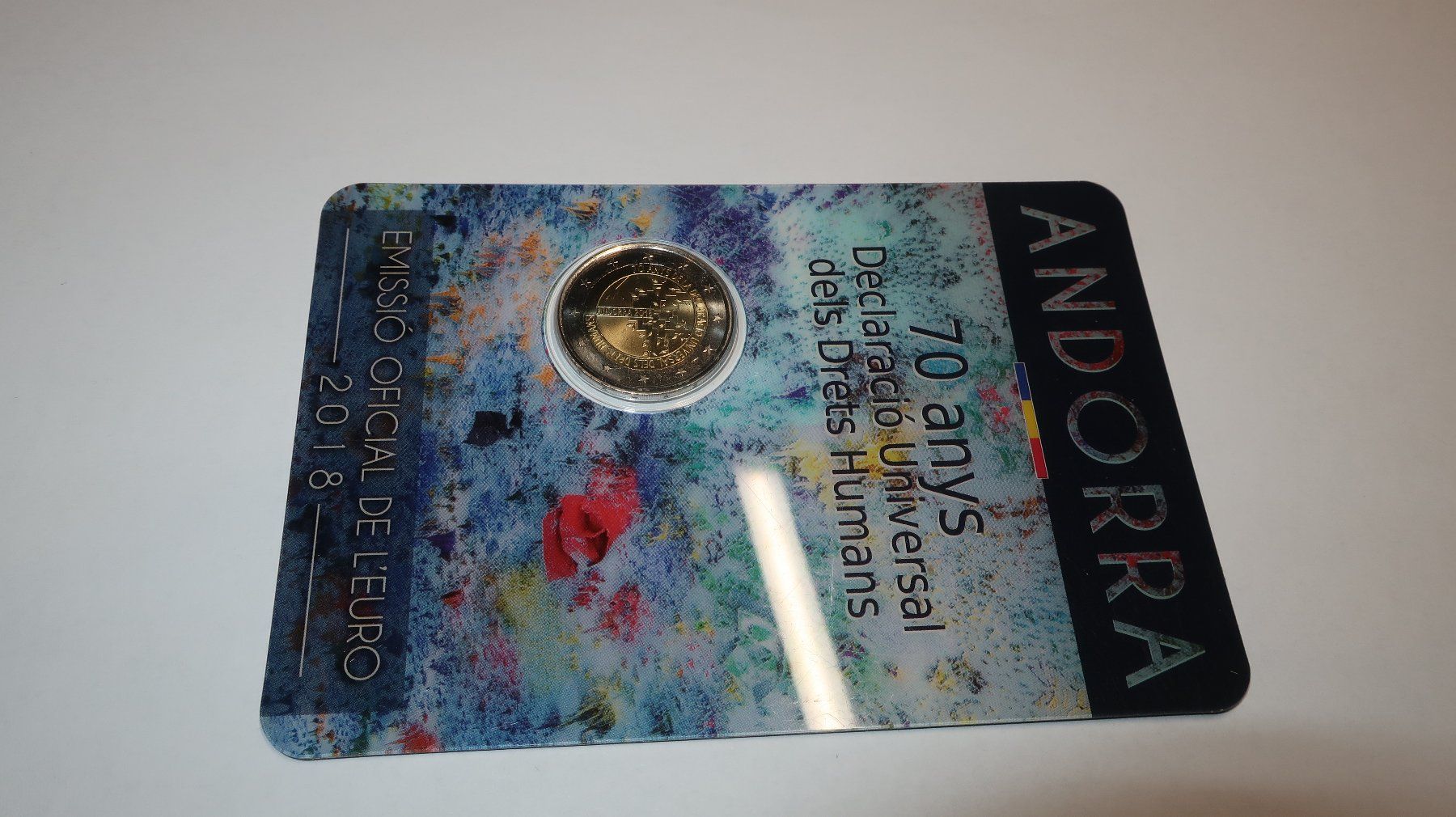 Alle Münzen: Andorra 2 Euros 2018  70 Anys – Gebraucht aus Cormoret von Pascalll2001 2