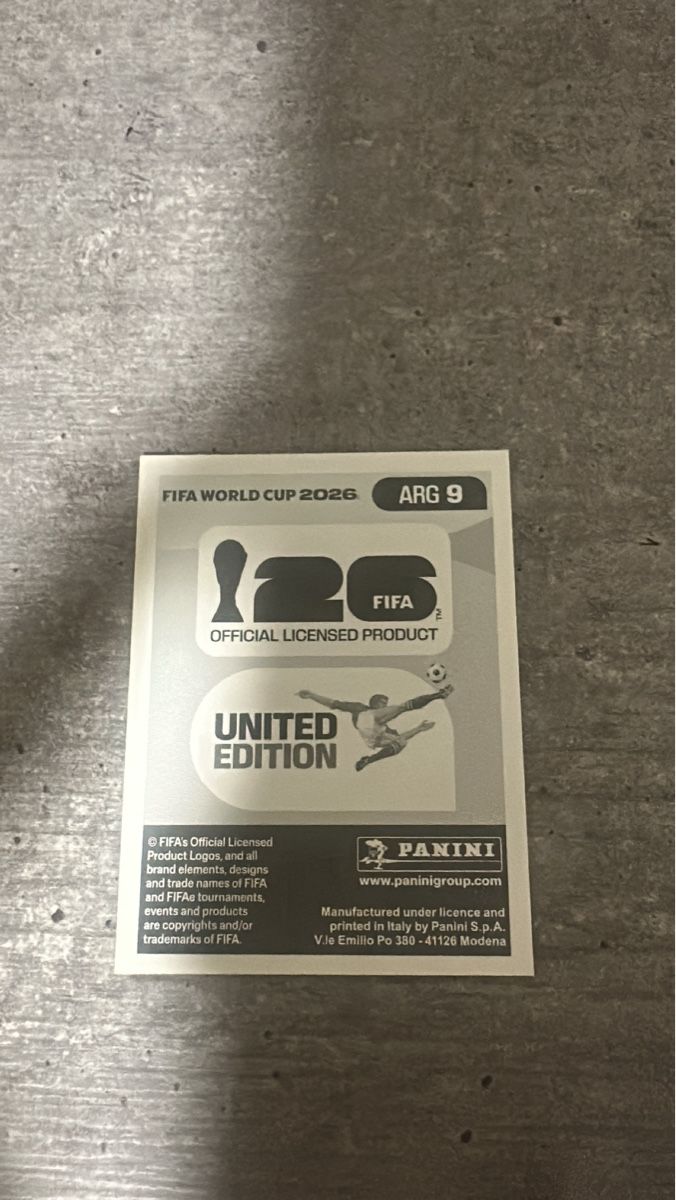 Panini Carte collezionabili: ARG 9 , FIFA WORLD CUP 2026 PANINI  – Nuovo (secondo la descrizione) da Frauenfeld venduto da 1PegPeg1 1