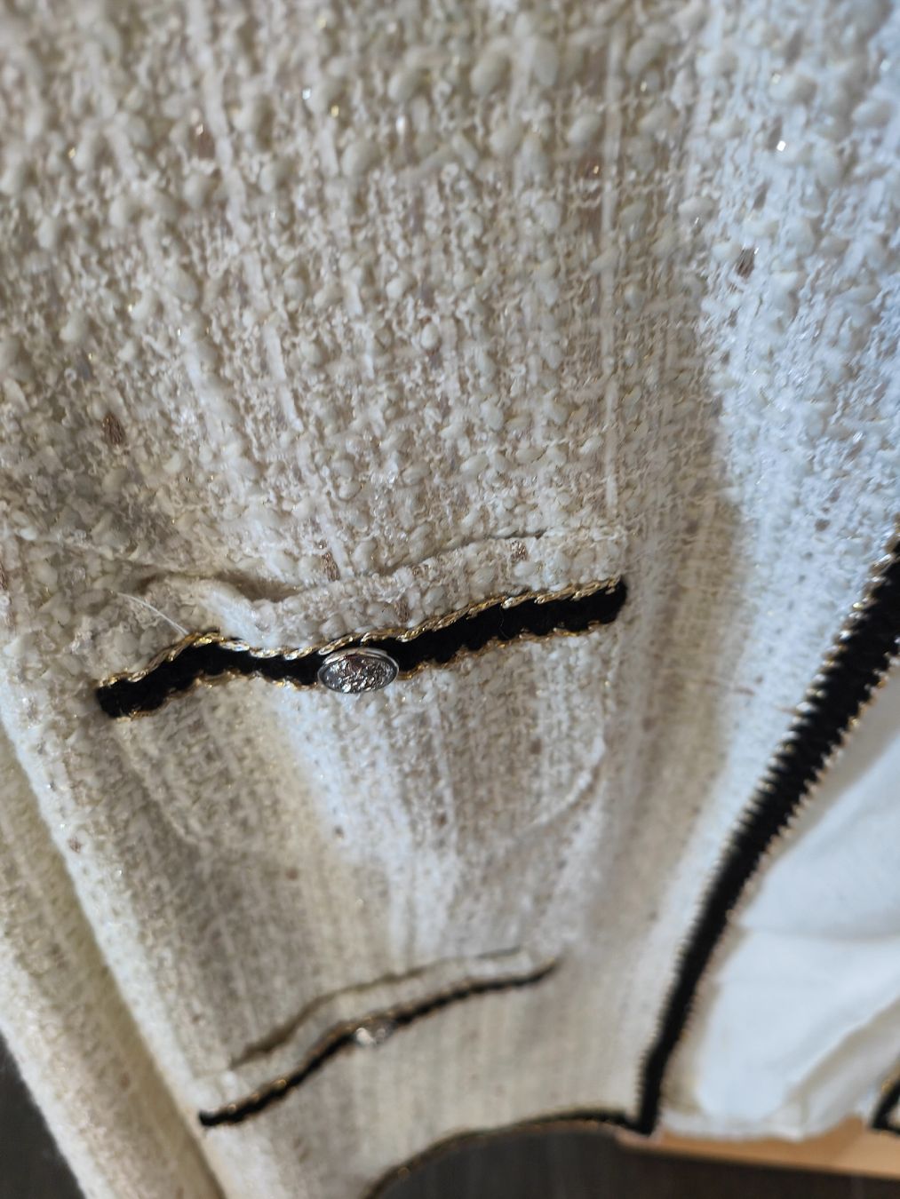 Giacche: Bouclé Jacke weiss – Nuovo (secondo la descrizione) da Adelboden venduto da Markusandra 1
