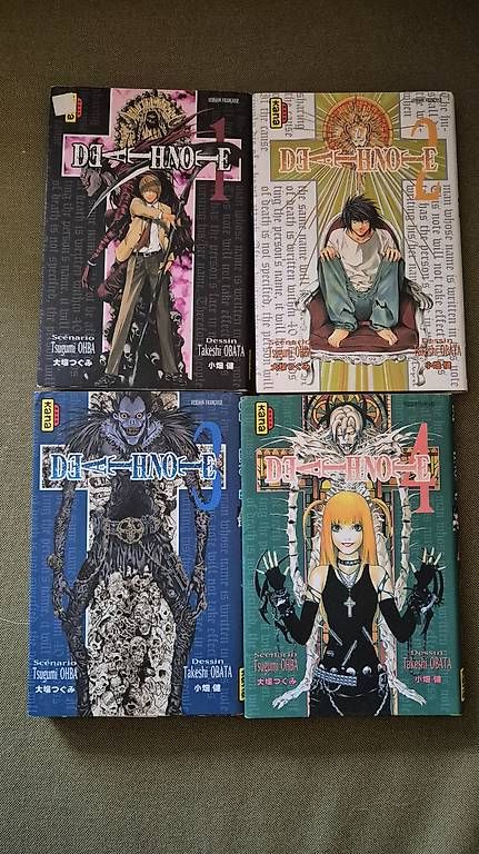 Fumetti: Death Note - Tomes 1 à 4 – Usato da Genève venduto da mic_r7vl