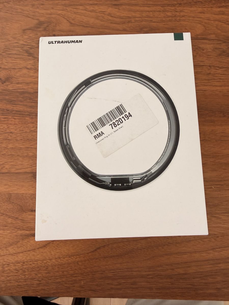 Smartwatch: Ultrahuman Smart Ring Grösse 11 Air Silver - fast neu – Gebraucht aus Erlenbach ZH von Berlen