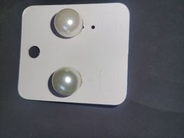 Elegante Perlen Ohrstecker, Neu