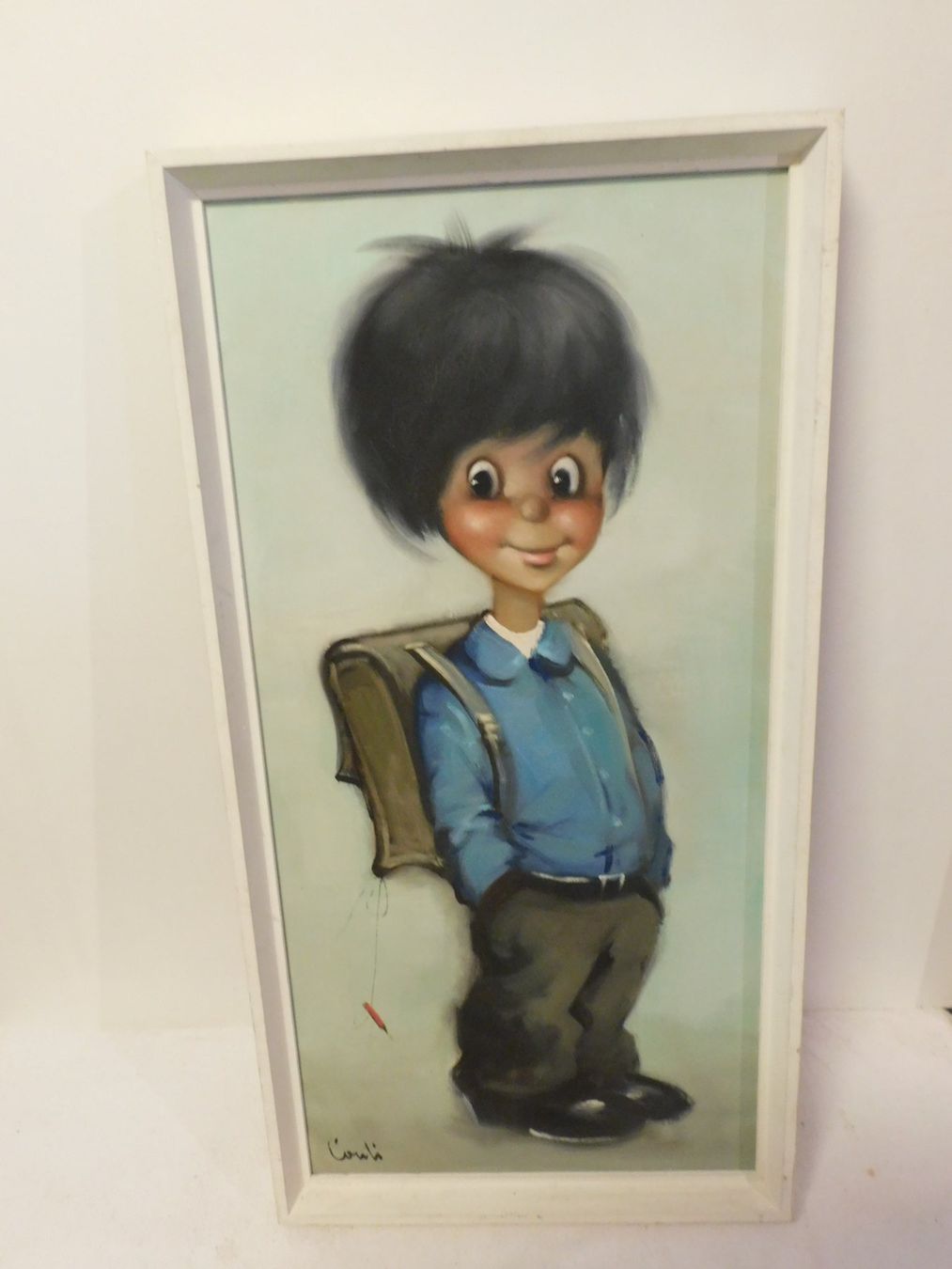 Dipinti: Süsses Bub Portrait Ölbild handsigniert Corwin gerahmt 60... – Usato da sursee venduto da trilli-tralli 3