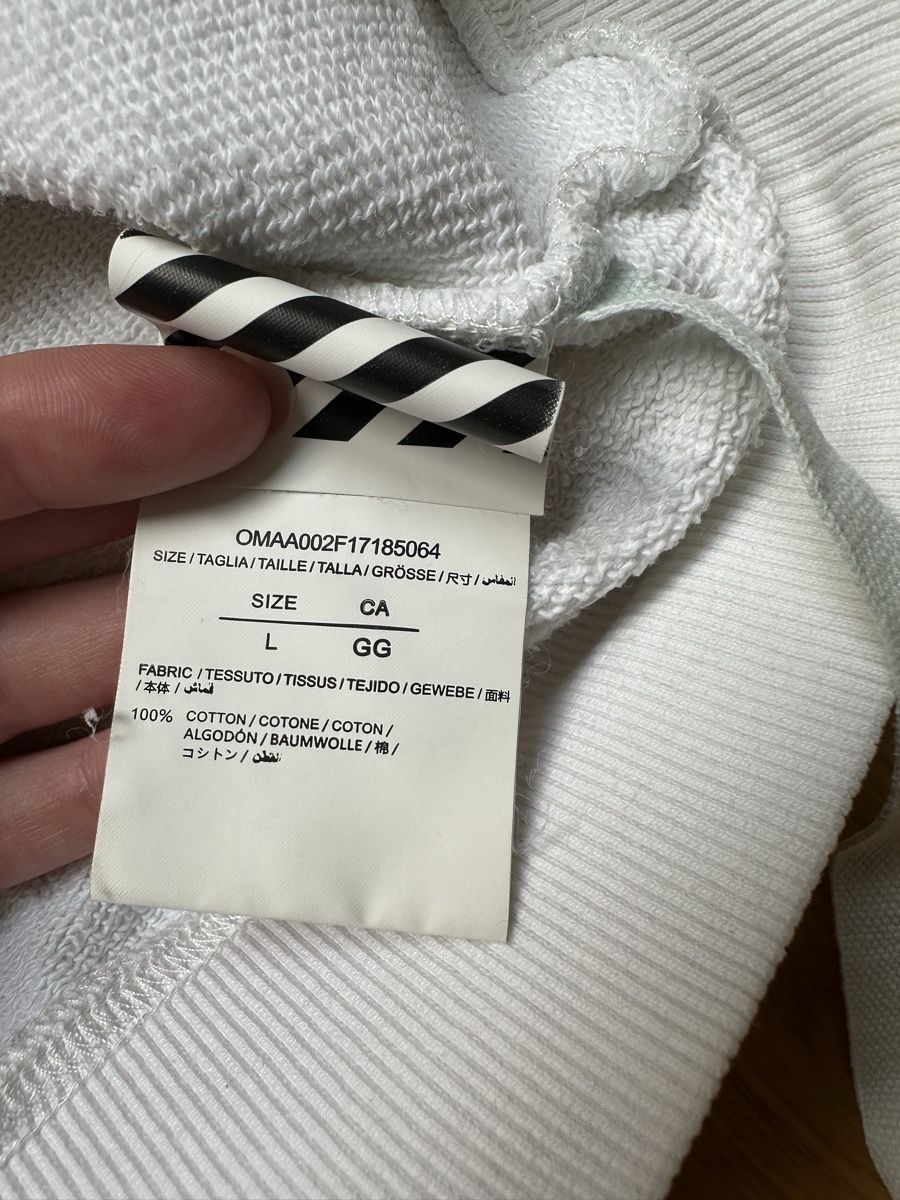 Off-White Pullover & Sweatshirts: Off-White Seeing Things Arrows Sweatshirt Weiss Gr. L – Neu (gemäss Beschreibung) aus Bürglen TG von RebiDeals 5